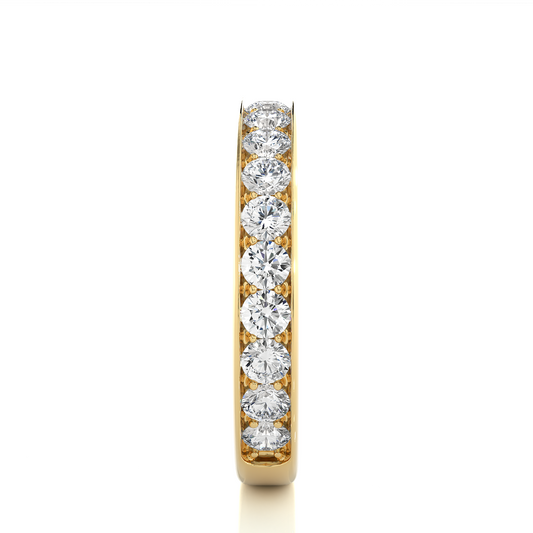 Elegant Lab Grown Diamond / Moissanite Eternity Band Ring