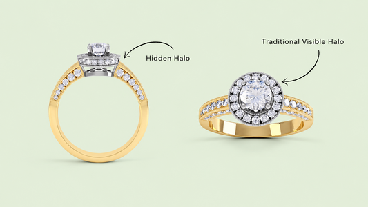 Hidden Halo vs. Solitaire Engagement Rings: The Complete Comparison