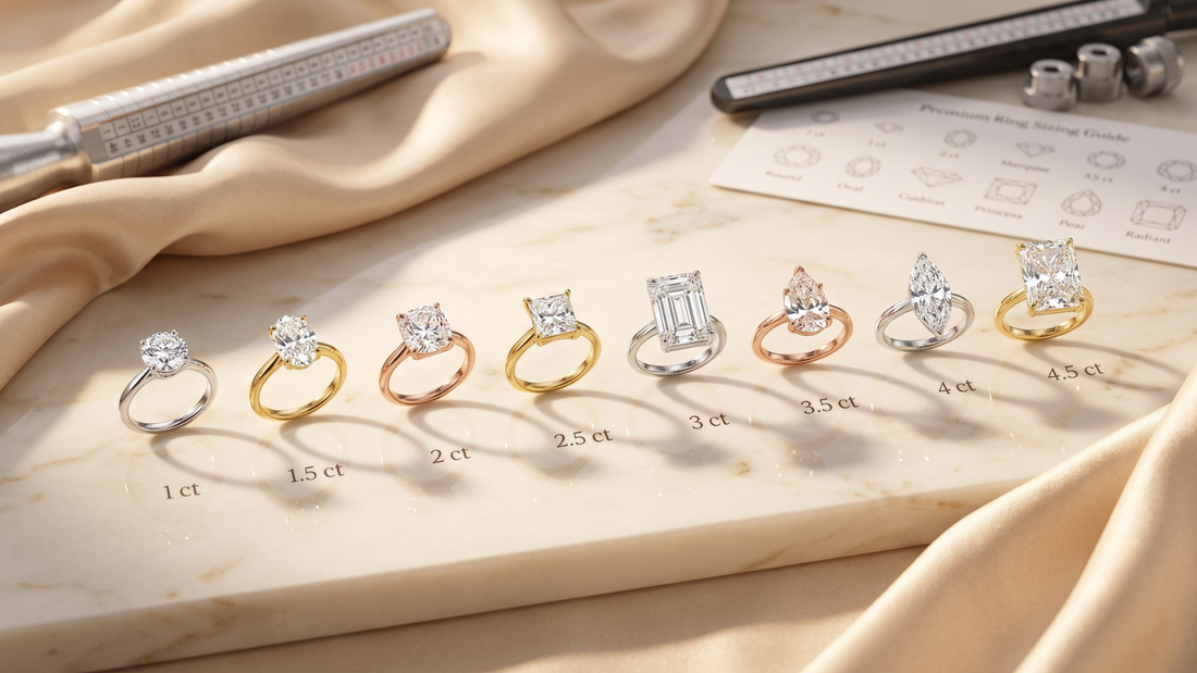 How to Choose the Perfect Diamond Carat Size and Shape for Your Engagement Ring