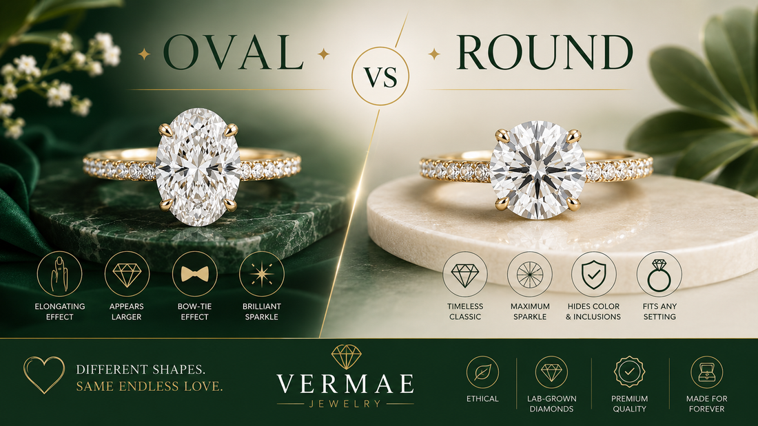 Oval vs. Round Diamond Engagement Rings: Choosing the Perfect Symbol for Your Love