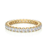 Round Cut Lab Grown Diamond Eternity Band
