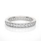 Channel Set Lab Grown Diamond Wedding Band