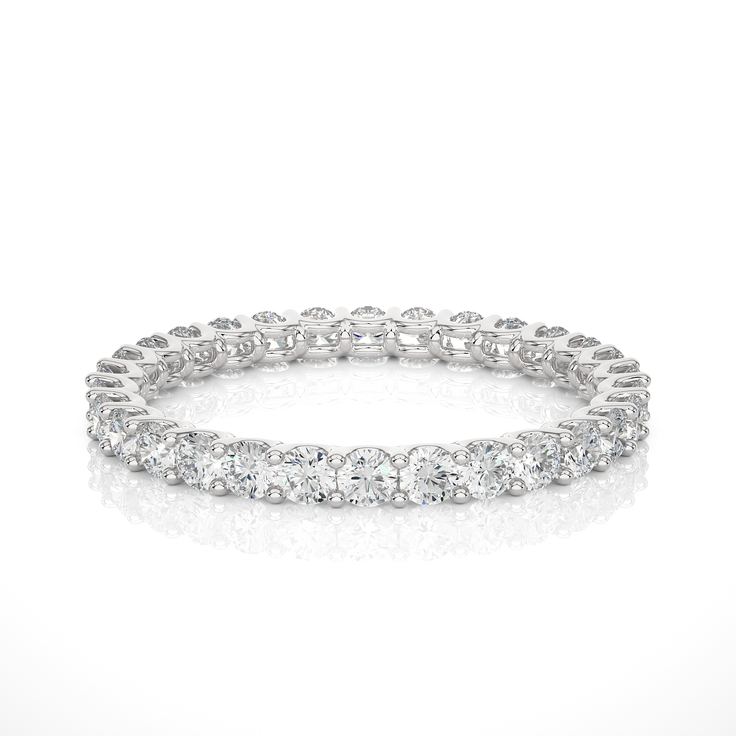 Classic Lab Grown Diamond Eternity Wedding Band