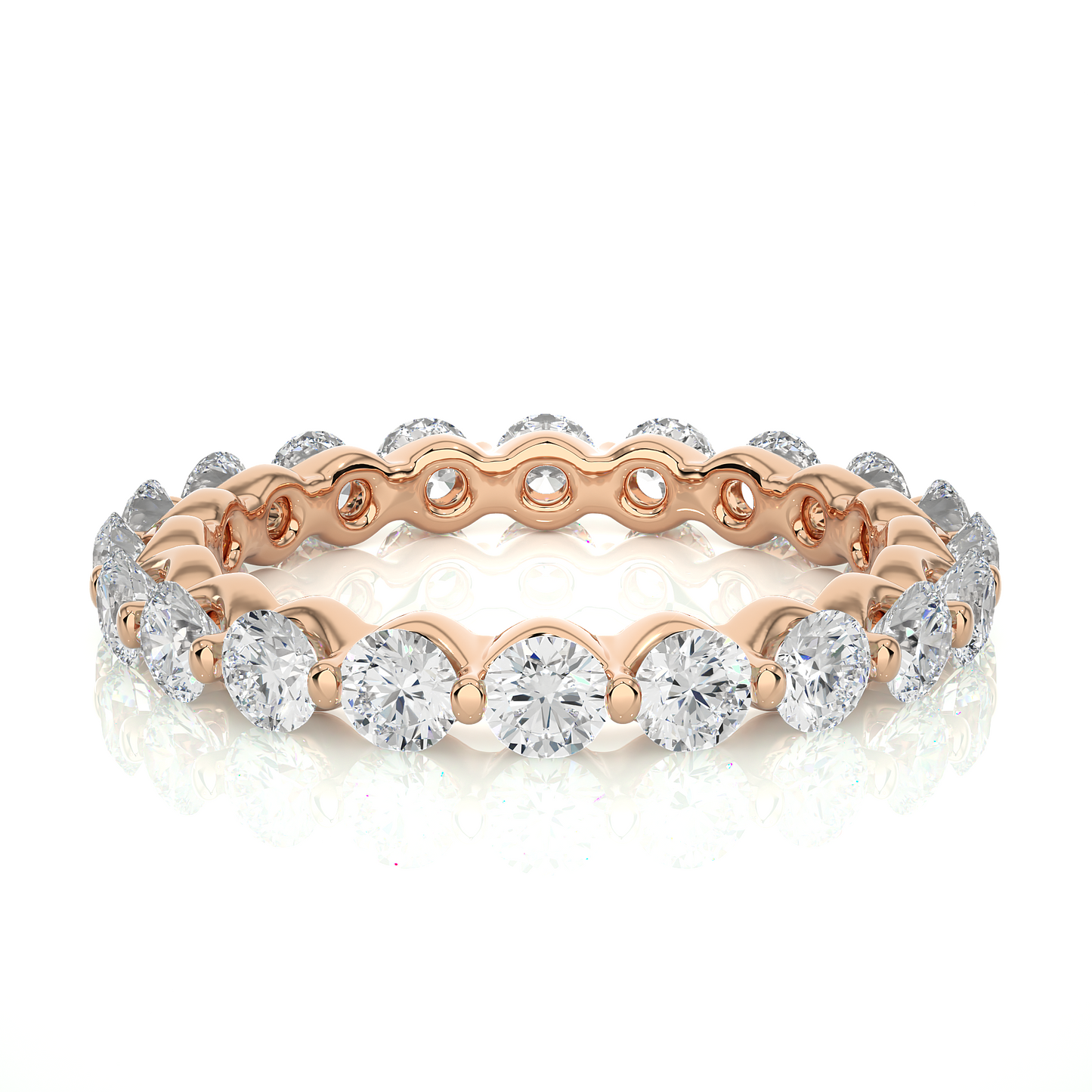 Lab Diamond Luxe Eternity Wedding Band