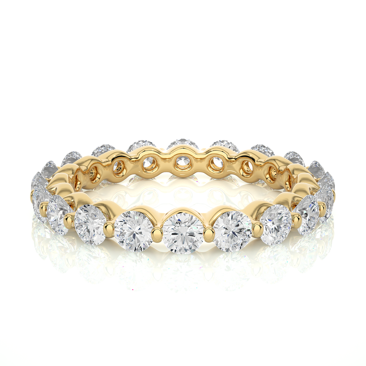 Lab Diamond Luxe Eternity Wedding Band