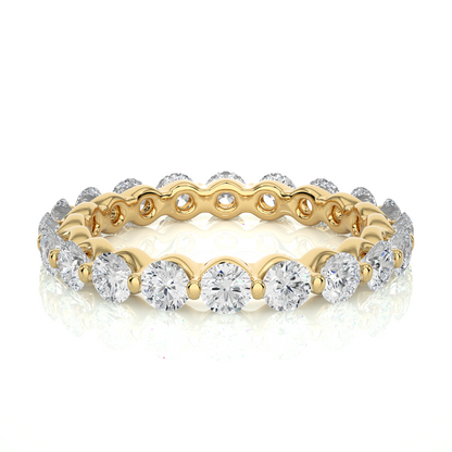 Lab Diamond Luxe Eternity Wedding Band