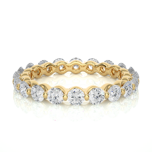 Lab Diamond Luxe Eternity Wedding Band