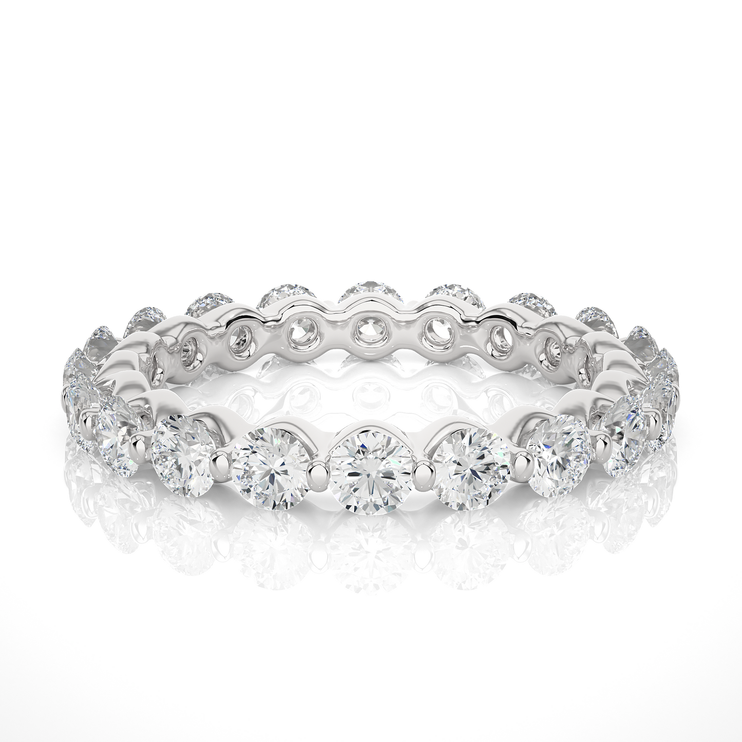 Lab Diamond Luxe Eternity Wedding Band