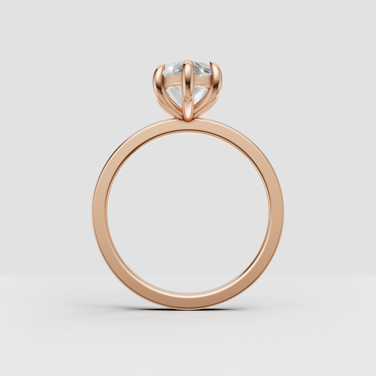 Marquise cut diamond ring showcasing distinctive claw-style prongs