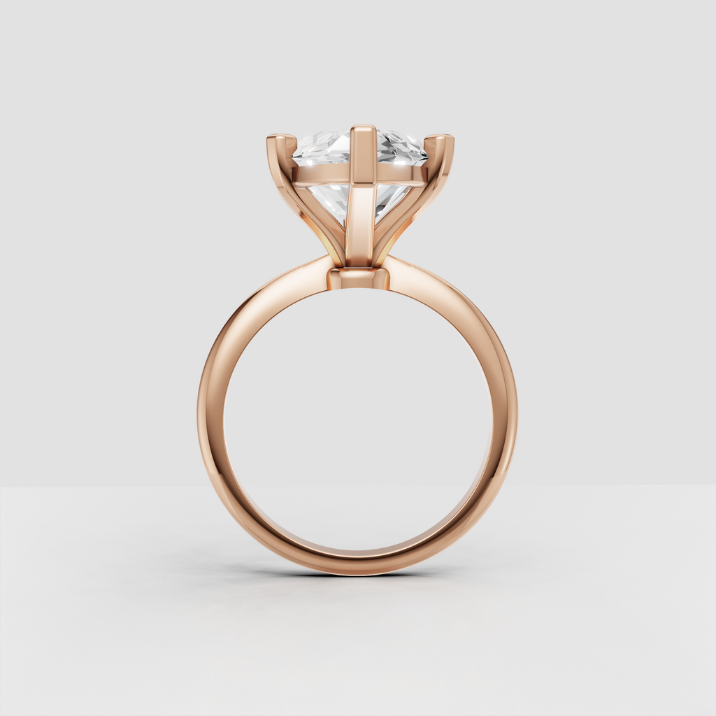 Timeless marquise diamond solitaire bridal ring