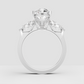 Unique marquise diamond engagement ring