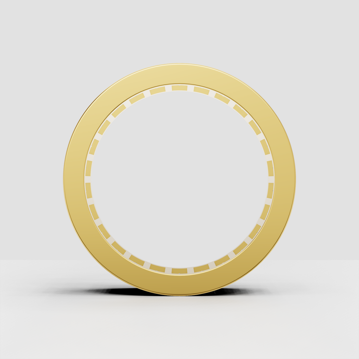 Elegant baguette diamond band featuring rectangular stones