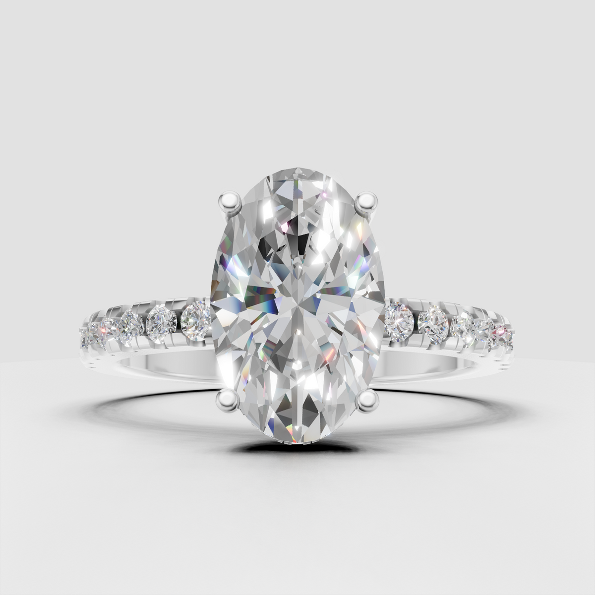 Pear shaped diamond ring with four-prong center setting and yellow gold band