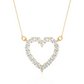 Heart  Shape Lab Grown Diamond Pendant Necklace