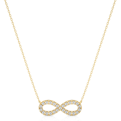 Infinity Lab Grown Diamond Pendant Necklace