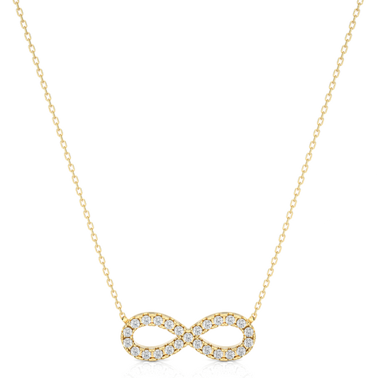Infinity Lab Grown Diamond Pendant Necklace