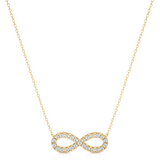 Infinity Lab Grown Diamond Pendant Necklace