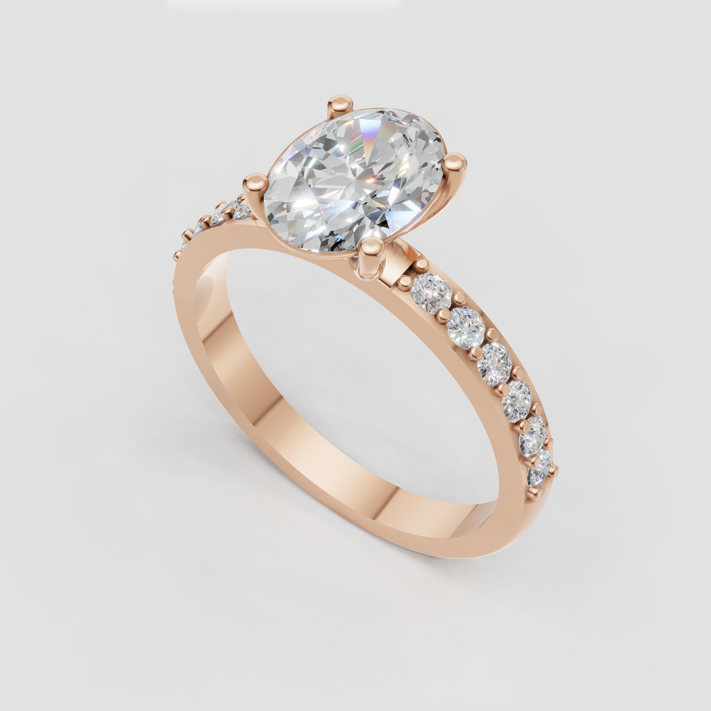 Sophisticated round halo diamond ring with decorative filigree band