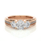 Three Stone Lab Grown Diamond Engagement Ring