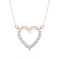 Heart  Shape Lab Grown Diamond Pendant Necklace