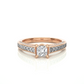 Princess Cut Lab / Moissanite Diamond Engagement Ring