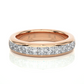 Princess Diamond Vermeil Classic Wedding Band Ring