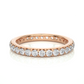 Round Cut Lab Grown Diamond Eternity Ring