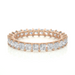 Princess Lab Diamond Eternity Wedding Band