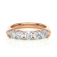 Classic Five Stone Diamond Style Wedding Band Ring
