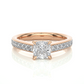Cushion Cut Moissanite Diamond Luxury Engagement Ring