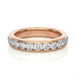 Eternity Diamond Moissanite Lab Vermeil Wedding Band