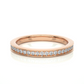 Classic Eternity Moissanite Lab Diamond Vermeil Ring
