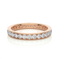 Channel Set Lab Grown Diamond Wedding Band