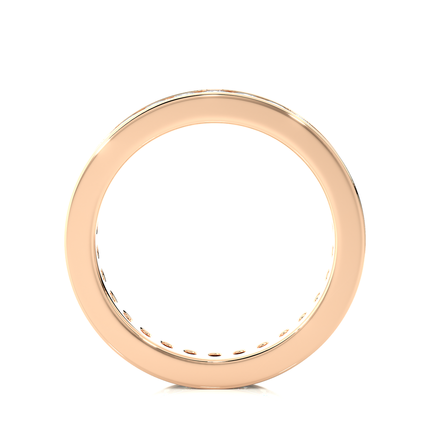 Channel Set Classic Diamond Eternity Wedding Band
