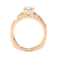 Round Cut Lab / Moissanite Diamond Engagement Ring