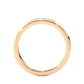 Minimal Round Stone Eternity Wedding Band Ring