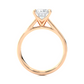 Princess Cut Lab / Moissanite Diamond Engagement Ring