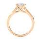 Lab Grown Diamond Moissanite Solitaire Princess Cut Ring