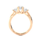 Classic Round Diamond Three Stone Engagement Ring