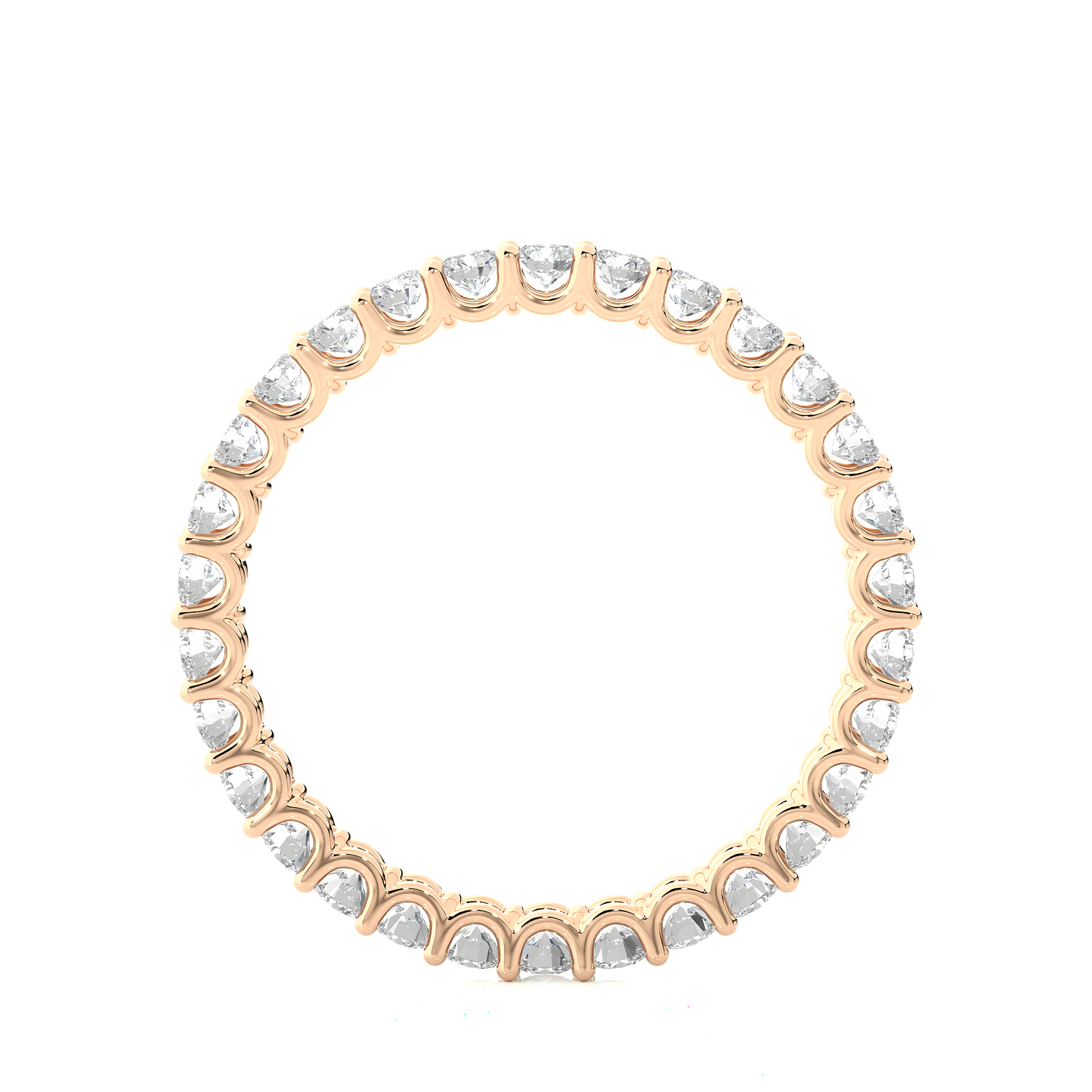 Classic Lab Grown Diamond Eternity Wedding Band