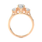 Three Stone Classic Lab Grown Diamond Ring
