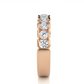 Scalloped Round Eternity Wedding Band Gold Vermeil Ring