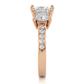Three Stone Princess Lab Grown Diamond Engagement Ring