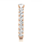 Vermeil Round Moissanite Lab Diamond Eternity Engagement Ring