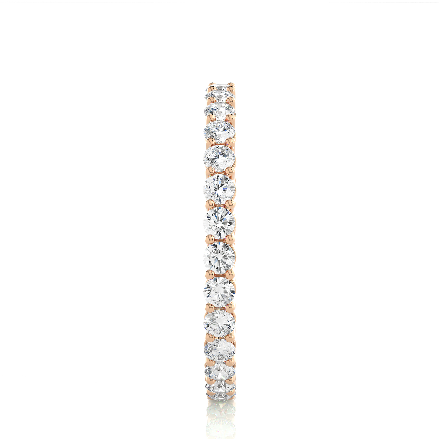 Stackable Round Diamond Eternity Wedding Band