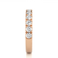 Round Prong Eternity Wedding Band Vermeil Ring