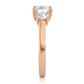 Round Lab Grown Diamond Three Stone Ring