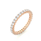 Round Cut Lab Grown Diamond Eternity Band
