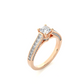 Princess Cut Lab / Moissanite Diamond Engagement Ring