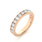 Eternity Diamond Moissanite Lab Vermeil Wedding Band